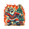 Electric shock Santa Claus disaster
