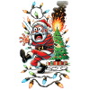 Santa Claus Electrocution Chaos Disaster