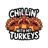 Dinde drôle de Thanksgiving