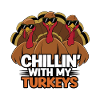 Lustiger Thanksgiving Truthahn