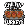 Dinde drôle de Thanksgiving