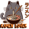 Cat Eats Noodle