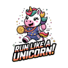 Renne wie ein Einhorn!