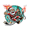 Santa Claus Electrocution Surprise