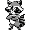 raccoon animal