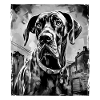 Great Dane Dog Portrait