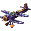 Propeller Plane Comic Look