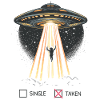Alien Forgive Saint-Valentin Cadeau drôle