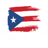 Puerto Rico Flag Brushstroke
