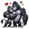 Gorilla couple