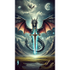 Dragon with Celestial Sword