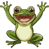 Funny frog