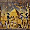 Blue Extraterrestrials among the Pyramids