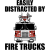 Easily distracted by fire trucks