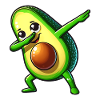 Avocado Dance: Happy Avocado Dance Figure