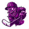 Zombie Hockey Player (pink)