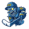 Zombie Hockey Player