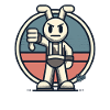 Critical hare, thumbs down