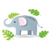 Baby Elephant Waving