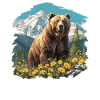 Grizzlis Ours grizzly