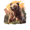 Grizzlis Ours grizzly