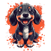 Dachshund puppy funny dog dogs