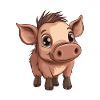 Baby wild boar