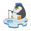 Pingouin Pêcheur Ange Pêche