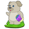 Dog Easter Easter Egg
