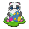 Panda Ostern Ostereier