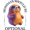 Coffee-Drinking Sloth – Relaxed & Pleasurable