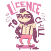 Hipster Sloth – Licence to Chill