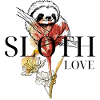 Mystical Flowers & Sloth – Fineline Art