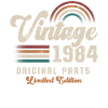 Millésime 1984 Anniversaire Rétro
