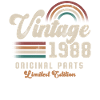 Millésime 1988 Anniversaire Rétro