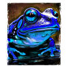 Portrait de grenouille