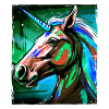 Einhorn Porträt