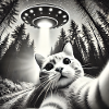 Funny Cat UFOs Alien