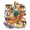 Happy dogs