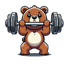 Bearly Lifting – Sjovt Teddy Workout Design