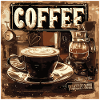 Kaffee klassisch retro