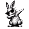 Lapin de danse Floss