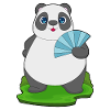 Panda Handheld Fan