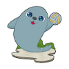 Seal Volleyball Player Volleyball