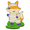 Fox Halloween Mummy