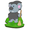 Mouse Halloween Witch