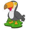 Toucan Halloween Zombie