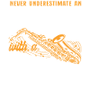 Saxophone Never Underestimate An
