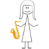Saxophone Saxophone Fille