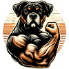 Chien musclé